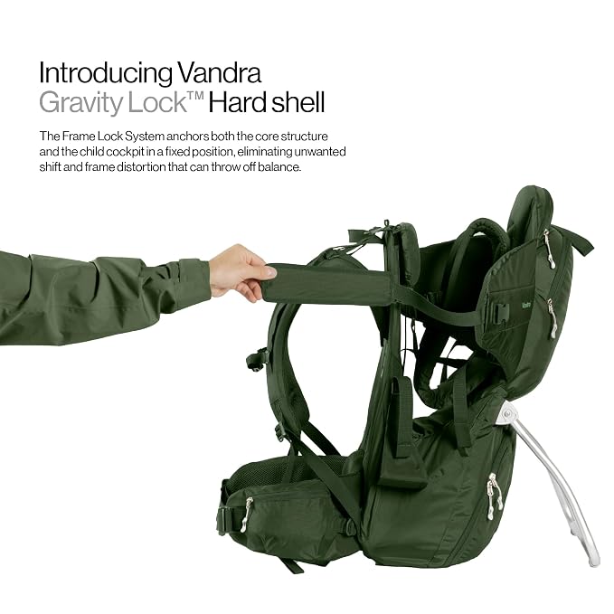 Vandra™ Forest - Scandinavian Hiking Baby Carrier Backpack - Gravity Lock™ - Image 4