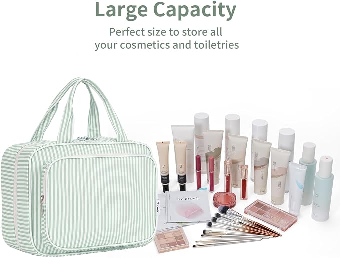Narwey Striped Travel Toiletry Bag - Image 6