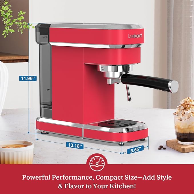 Espresso Machine 20 Bar, Professional Espresso Maker - Image 2