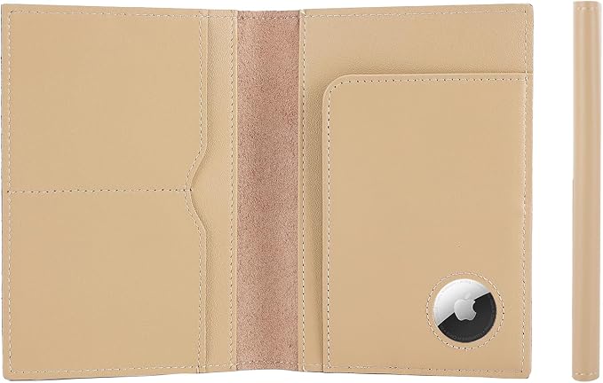 STAR VISTA Albatross Leather Travel Passport Holder, Minimalist Design by STARVISTA