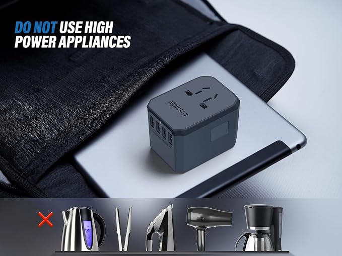 EPICKA Universal Travel Adapter, European Travel Plug Adapter - Image 7