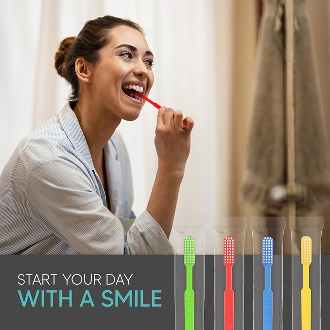 100 Pack Disposable Toothbrushes - Image 7