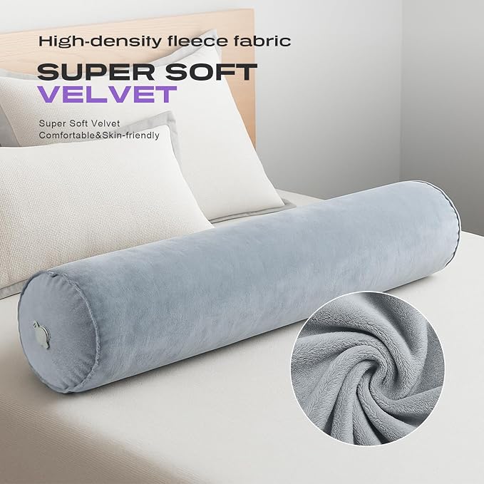 ETROL Inflatable Body Pillow for Adults, 47-inch Long Pillows for Bed, Bolster - Image 2