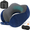 Neck Pillow for Traveling, Travel Pillows for Airplanes, 100% Pure Memory Foam by CIRORLD