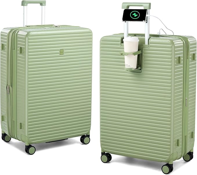 28 Inch Luggage Hard Shell Suitcases, Expandable Travel Checked Luggage 28 Inch by HanTrip