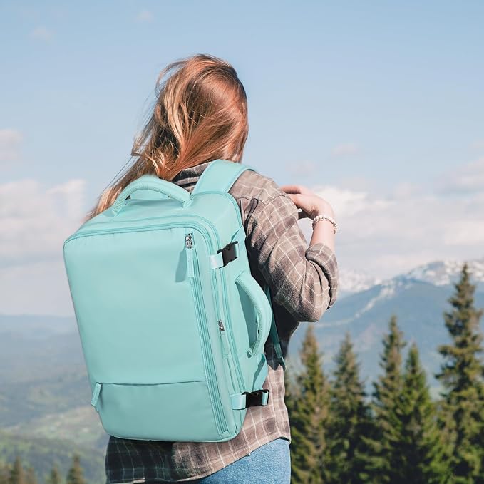 Travel Backpack for Women, Large Carry On Backpack for Travel, Waterproof - Image 9