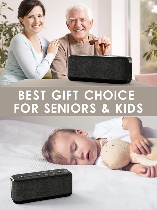 Portable White Noise Machine for Adults & Kids, 42 Soothing Sounds, - Image 6