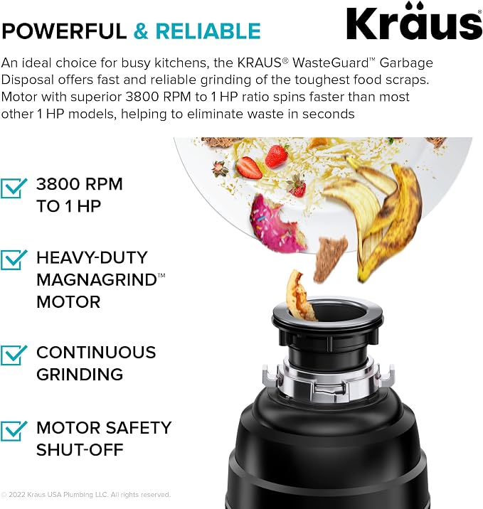 Kraus KGUW1-33WH-100-100, Bellucci Workstation 32 in. Undermount Granite - Image 7