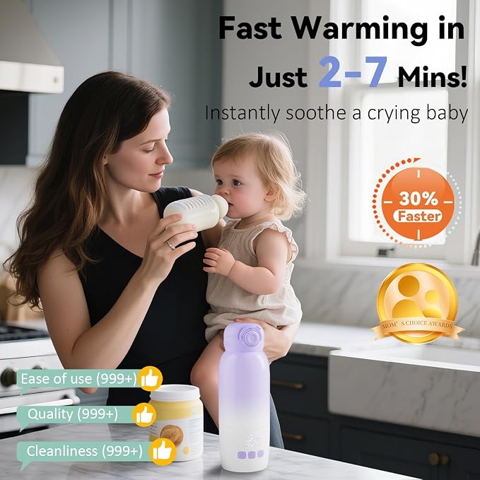 Portable Bottle Warmer for Travel, Large 12oz Capacity - Image 4