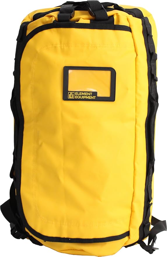 Element Equipment Trailhead Duffel Bag Shoulder Straps Waterproof Yellow Large - Image 5