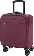 Verage Under Seat Luggage with Wheels，Softside Small Suitcase Spinner Carry On by VERAGE