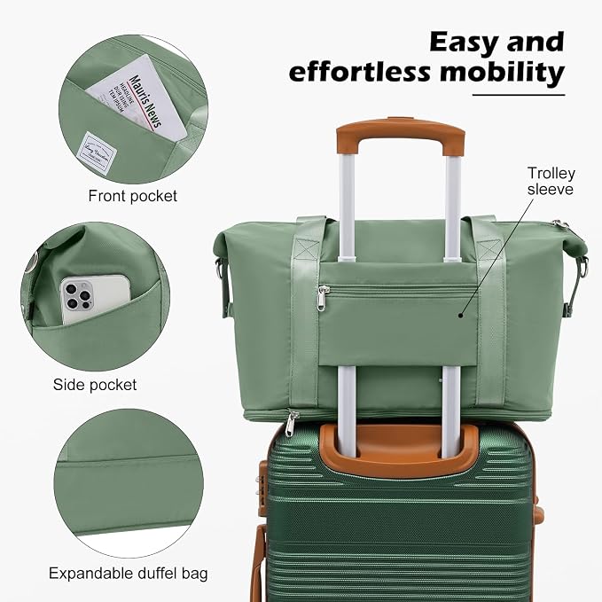 LONG VACATION 6 Piece ABS+PC Hardshell Luggage Set - Image 5