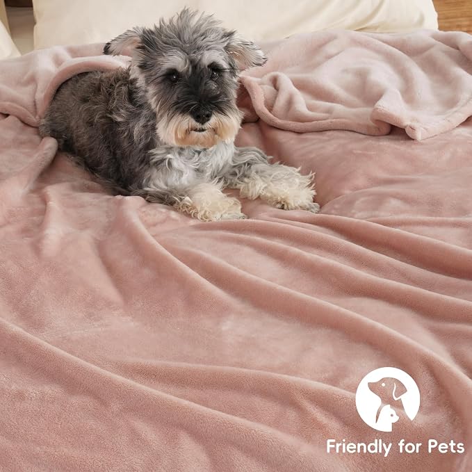 PHF Ultra Soft Fleece Blanket King Size, No Shed No Pilling Luxury Plush Cozy - Image 5