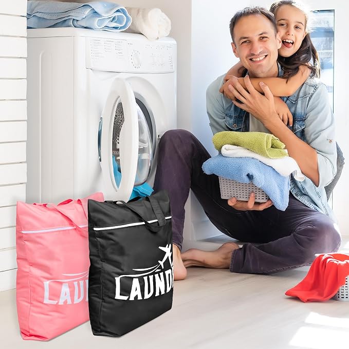Fiodrimy 2 Pcs Large Travel Laundry Bags - Image 4