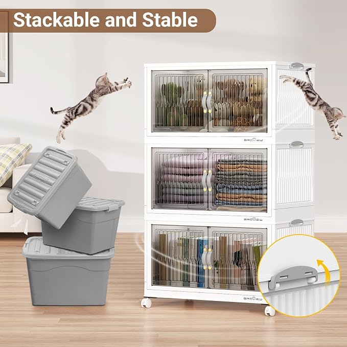 BROVIEW 500Qt Stackable Storage Bins - Image 8