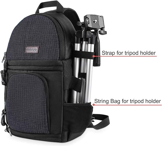 MOSISO Camera Sling Bag, DSLR/SLR/Mirrorless Camera Backpack Case Shockproof - Image 3