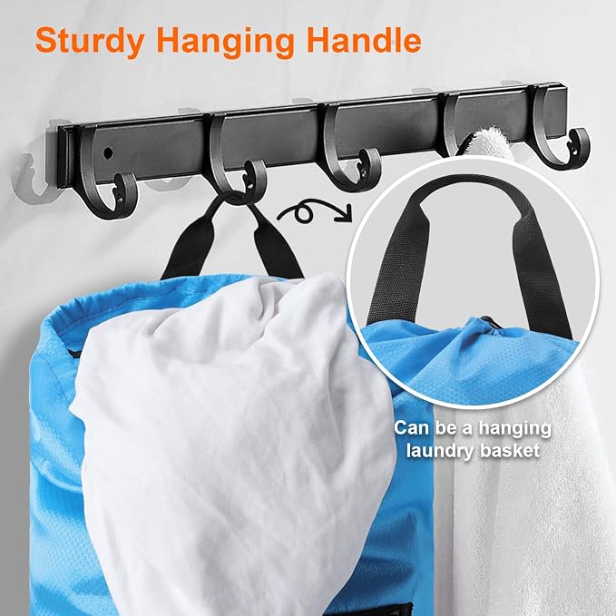 Femuar Laundry Bag Backpack Durable Laundry Bag - Image 4