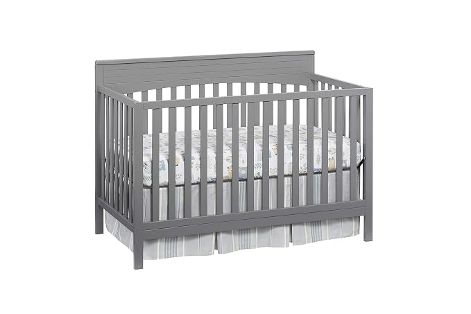 Oxford Baby Harper 4-in-1 Convertible Crib, Dove Gray by OxfordBaby