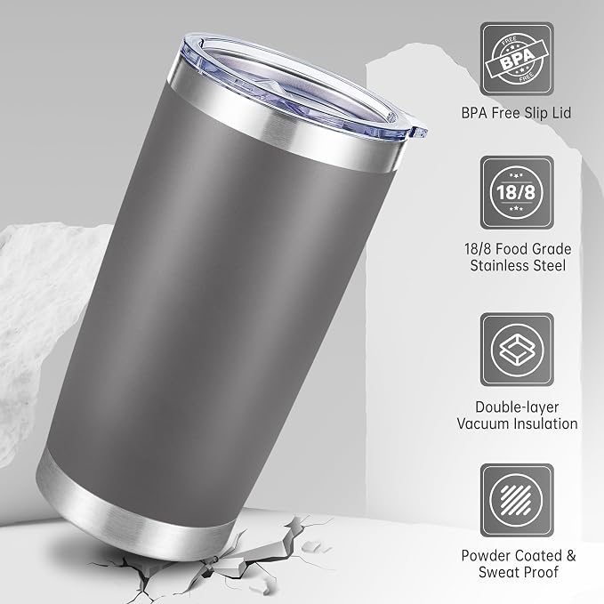 20 oz Tumblers Bulk Stainless Steel Tumbler - Image 3
