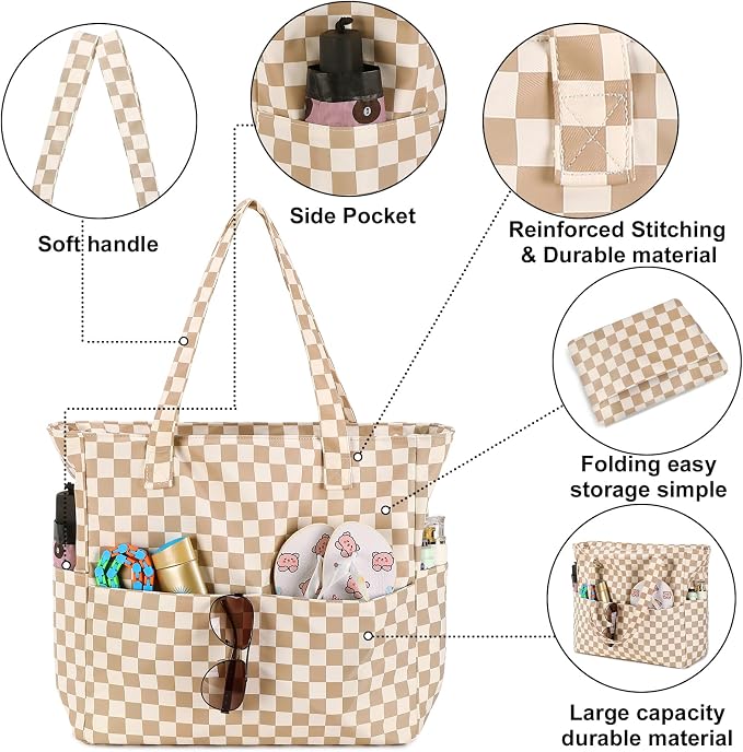 Waterproof Beach Tote Pool Bags - Image 8