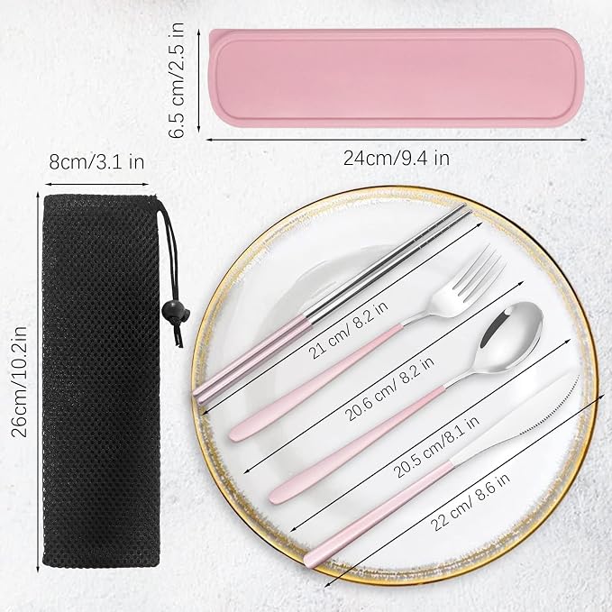 Portable Travel Utensils Set - Image 7