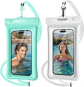 NEPHI IP68 Waterproof Phone Pouch 2 Pack-Up to 8.0"，Adjustable Neck Lanyard by IPX68WaterproofPhonePouch