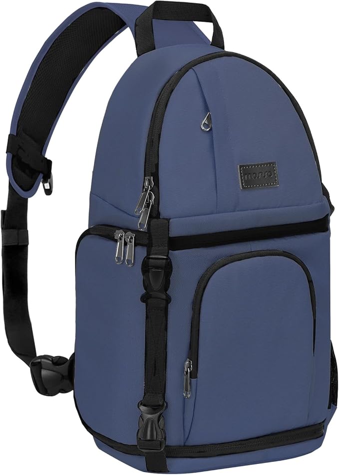 MOSISO Camera Sling Bag, DSLR/SLR/Mirrorless Camera Backpack Case Shockproof by MOSISO