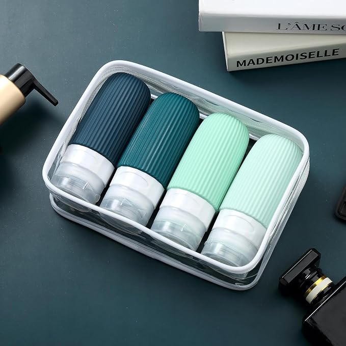 Travel Bottles for Toiletries, Tsa Approved 2oz Travel Bottles, BPA Free Leak - Image 7