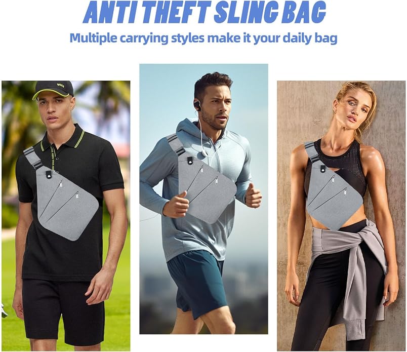 Anti Theft Crossbody Bag, Anti Theft Travel Bag - Image 7