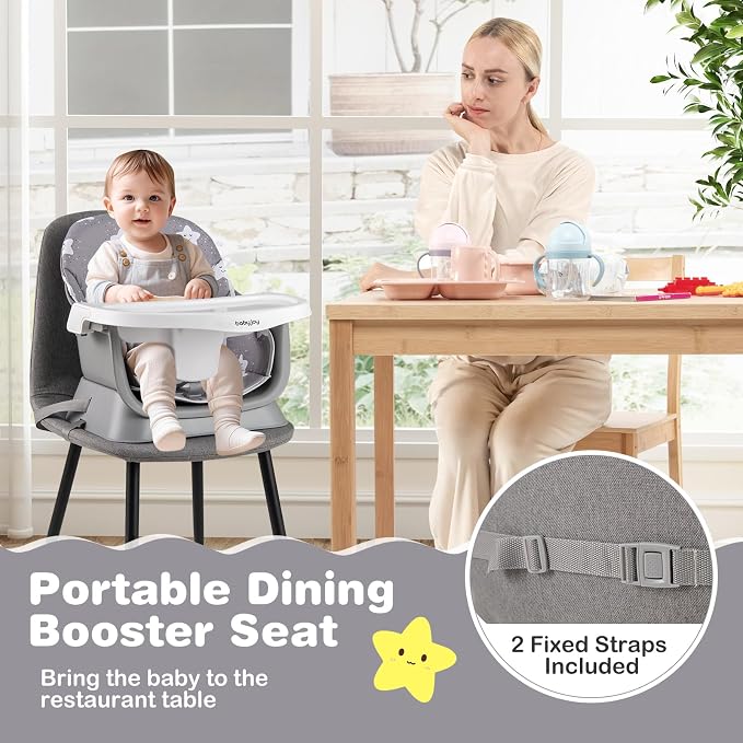 BABY JOY 16 in 1 High Chair, Convertible Baby Highchair - Image 6