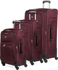 SwissGear Sion Softside Expandable Luggage, 3-Piece Set by SwissGear