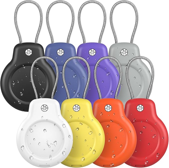 SPGUARD Compatible with Apple AirTag Waterproof Hidden 8 Pack Secure Holder by SPGUARD