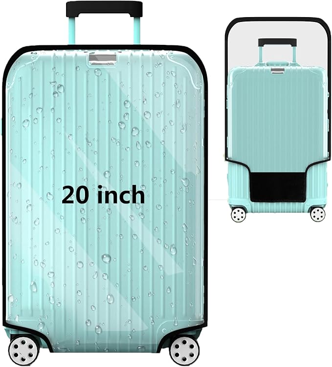 Suitcase Covers For Luggage, 20 Inch Clear PVC Luggage Covers Protector Full by YHOUSE