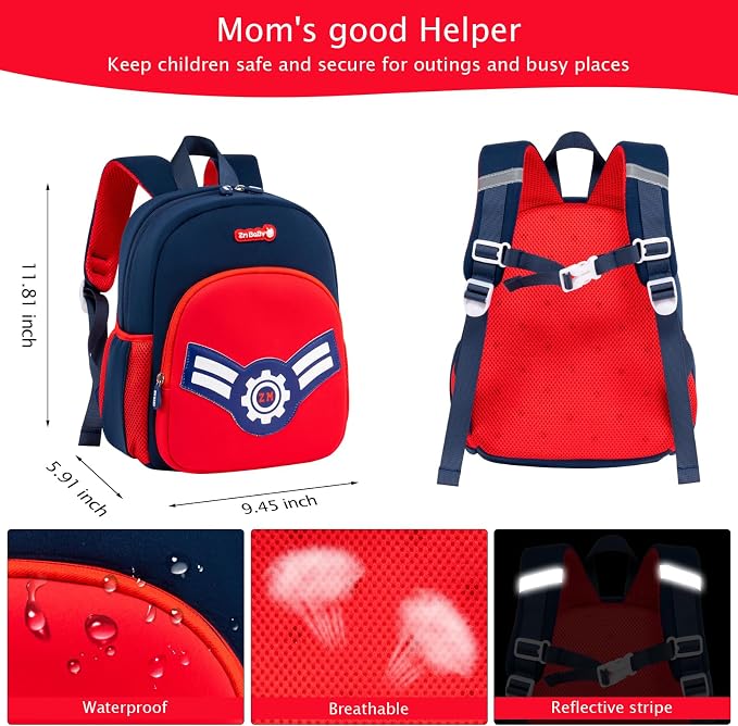 Padgene Toddler Harness Backpacks Safety Leash Kids Anti Lost Kindergarten - Image 3