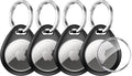 UNBREAKcable Holder for Apple AirTag 4 Pack Protective Case Waterproof TPU Shell by UNBREAKcable
