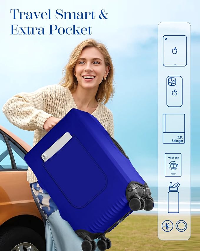 Slohif Luggage Cover for Suitcase Tsa Approved Protector - Image 3