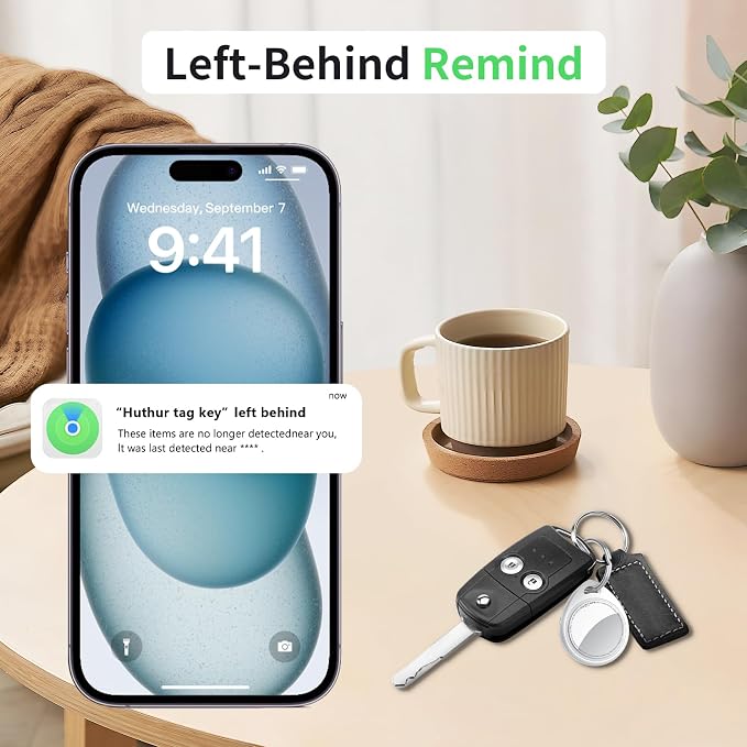 Air Tracker Tags-4 Pack, 5.3 Bluetooth Tracker Work - Image 5