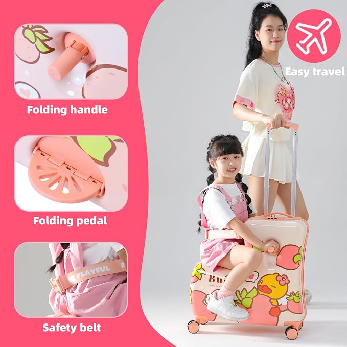 Kids' Lightweight Ride on Luggage - Image 4