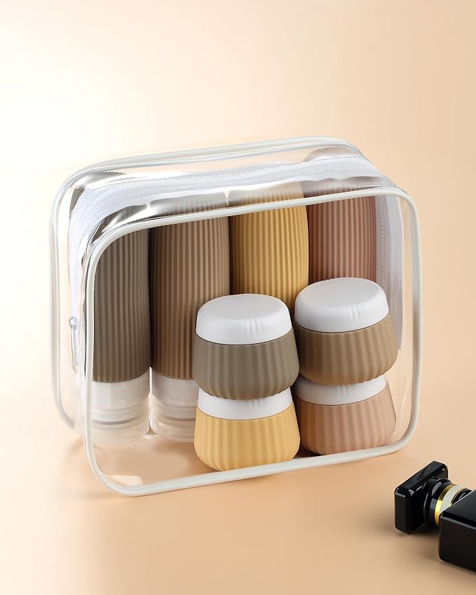 Travel Bottles 8 Pack, TSA Approved 3 oz Travel Toiletries Containers - Image 5