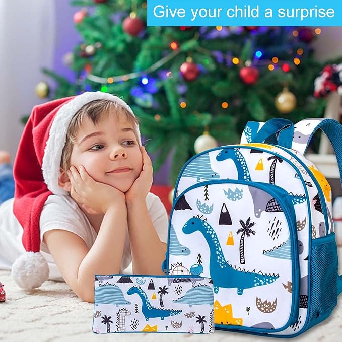 CCJPX Toddler Backpack for Boys Girls, Dinosaur Unicorn Cat Preschool Bookbag - Image 2
