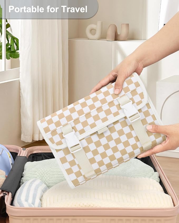 Relavel Hanging Toiletry Bag for Women, Hanging Makeup Organizer - Image 6