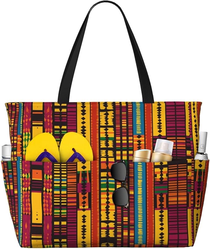 Beach Bag for Women Beach Tote Bag Waterproof Sandproof Large Bags by NLZI
