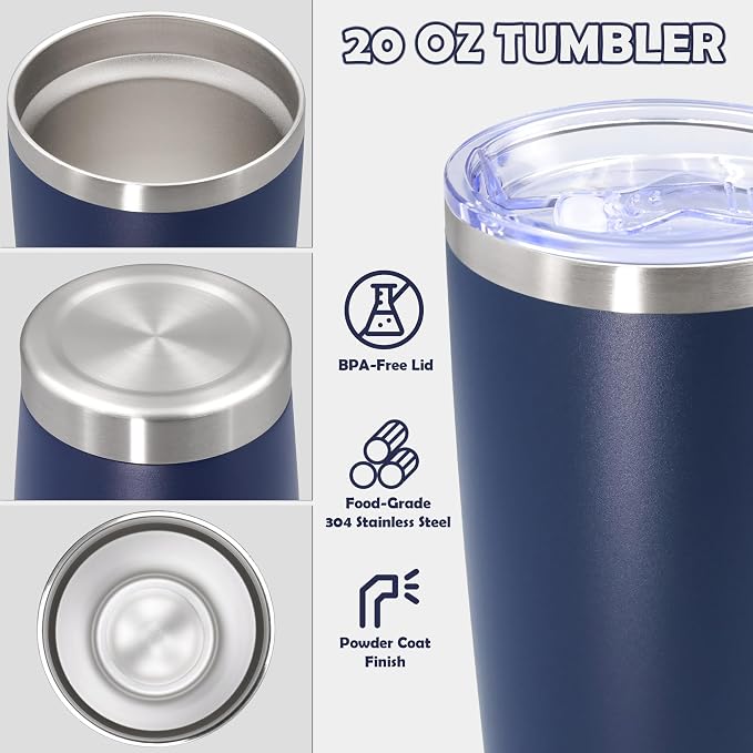 20oz Tumbler Stainless Steel Tumbler Cup - Image 3