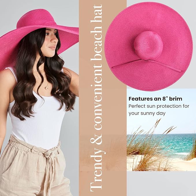 San Diego Hat Company Women's Ultrabraid X-Large Brim Hat, Adjustable Sun Hat - Image 3