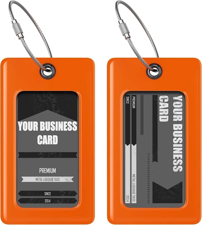 Luggage Tags Business Card Holder by TUFFTAAG by ProudGuy