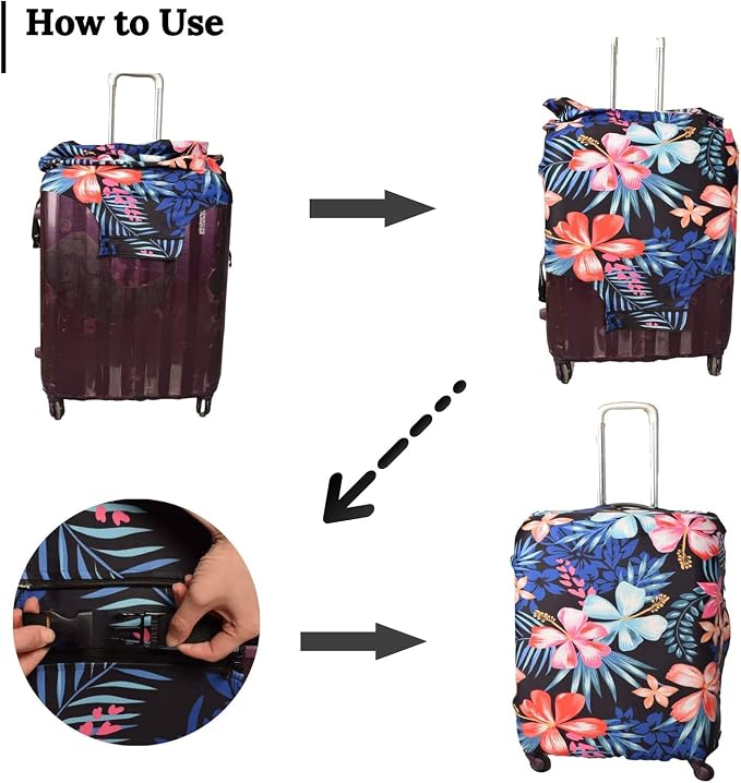 Suitcase Cover, Carry on Luggage Cover Protector - Image 5