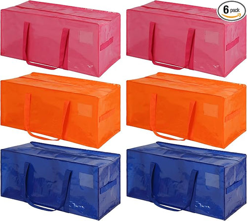 6 Pack Heavy Duty Extra Large Moving Bags by JCBZAMZ