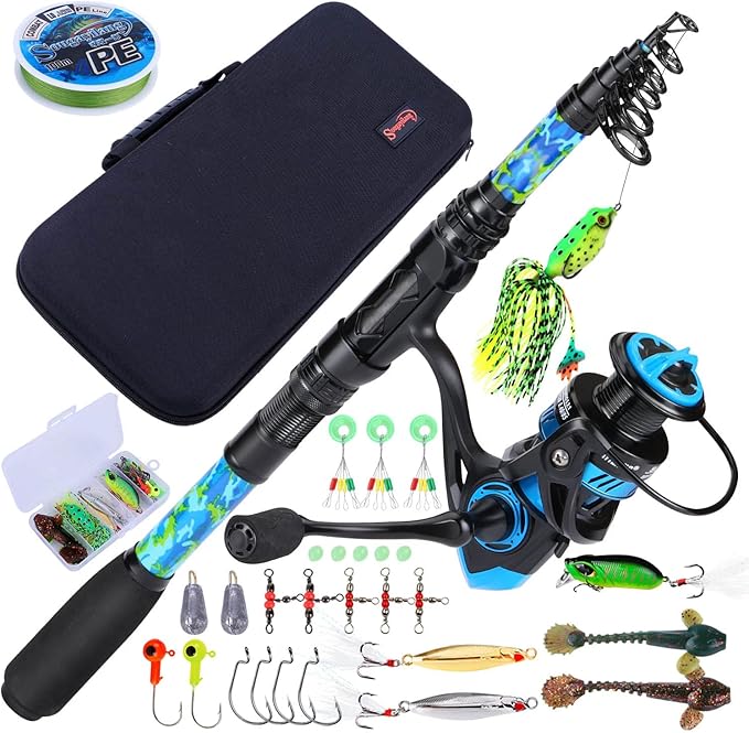 Sougayilang Fishing Rod and Reel Combos by Sougayilang