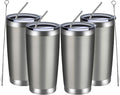 MEWAY 20oz Tumbler 4 Pack Double Wall Vacuum Insulated Travel Mug Bulk by MEWAY
