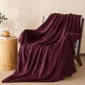PHF Ultra Soft Fleece Throw Blanket, No Shed No Pilling Luxury Plush Cozy by PHF